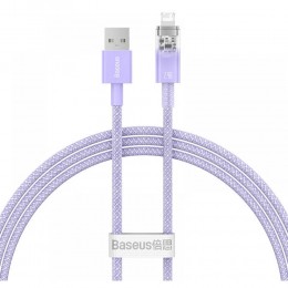 Baseus Fast Charging cable  USB-A to Lightning Explorer Series 1m 2.4A purple (CATS010005) (BASCATS010005)