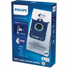 Philips Σακούλες Σκούπας 4τμχ Συμβατή με Σκούπα Philips (FC8021/03) (PHIFC8021-03)