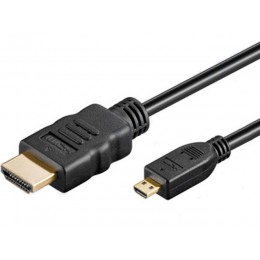 Καλώδιο HDMI σε Micro HDMI 1.5m Μαύρο