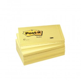 Αυτοκόλλητα Χαρτάκια 3M Tartan Κίτρινα 76x102 mm. (MMM76102)