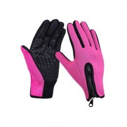 Γάντια Ποδηλάτου για Οθόνη Αφής Touch Screen Gloves Χρώματος Ροζ Large SPM DB4844