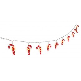 GOOBAY LED λαμπάκια με candy canes 58117, 3000K, 1.2m, 5lm, 10 LEDs