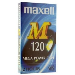 Maxell VHS Blank Mega Power Tape E-120 M x3