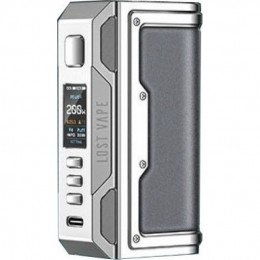 Lost Vape Thelema Quest 200W Mod Silver Calf Leather