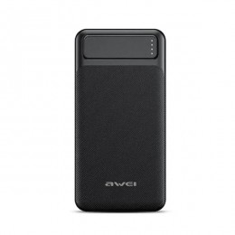 Awei P6K 20000mAh USB Port Fast Charging Input Micro USB and Type C Quick Charge Black