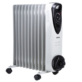 JOCCA OIL FILLED RADIATOR 11 ELEMENTS 2500W WHITE
