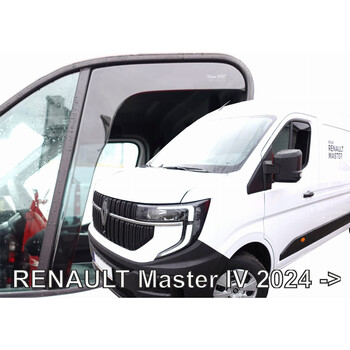 ΑΝΕΜ.27029 ΑΝΕΜΟΘΡΑΥΣΤΕΣ ΓΙΑ RENAULT MASTER IV 5D 2024+ ΖΕΥΓΑΡΙ ΑΠΟ ΕΥΚΑΜΠΤΟ ΦΙΜΕ ΠΛΑΣΤΙΚΟ HEKO - 2 ΤΕΜ.