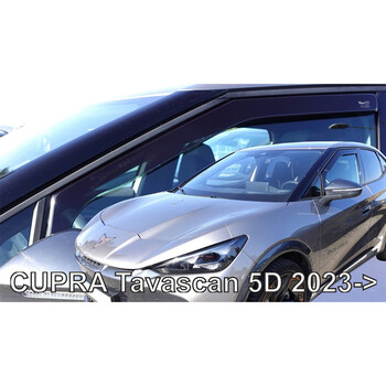 ΑΝΕΜ.SET28266 ΑΝΕΜΟΘΡΑΥΣΤΕΣ ΓΙΑ CUPRA TAVASCAN 5D 2023+ ΣΕΤ ΑΥΤΟΚΙΝΗΤΟΥ ΑΠΟ ΕΥΚΑΜΠΤΟ ΦΙΜΕ ΠΛΑΣΤΙΚΟ HEKO - 4 ΤΕΜ.