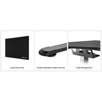 Γραφείο - Eureka Ergonomic® ERK-EDI-FS-MSW 141.2x177.8x121.9 εκ.