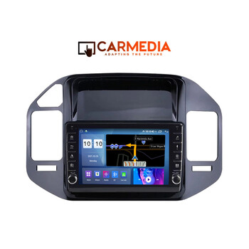 CARMEDIA CM2089B-13 KNOB TABLET 9'' OEM MITSUBISHI PAJERO 1999-2006 FULL FRAME