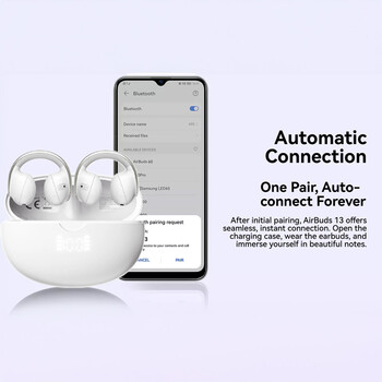 BLACKVIEW BT5.4 ENC LED DISPLAY AIRBUDS 13 WITH CHARGING DOCK WHITE