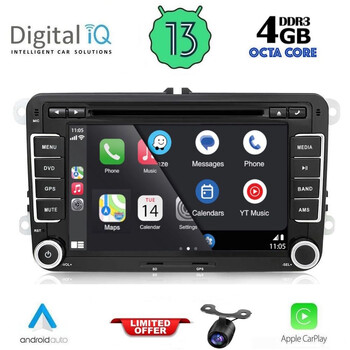 DIGITAL IQ BXE 604_CPA (7'' DVD) MULTIMEDIA SYSTEM for VW - SKODA - SEAT mod. 2004-2014