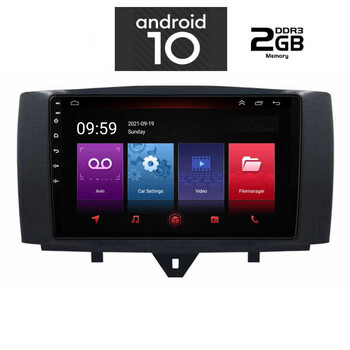 IQ-AN X4922_GPS (9inc). OEM  SMART 451 (FACELIFT) mod. 2010-2015