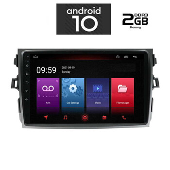 IQ-AN X4955_GPS (9inc). OEM  TOYOTA COROLLA 4D mod. 2006-2012