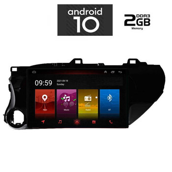 IQ-AN X4966_GPS (10inc). OEM  TOYOTA HILUX mod. 2017>