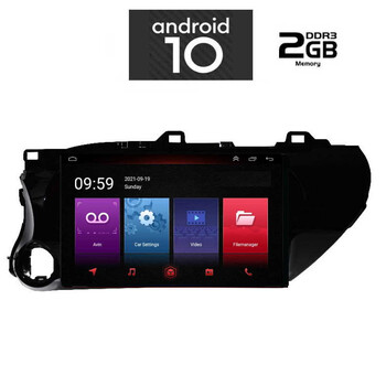 IQ-AN X4966_GPS (10inc). OEM  TOYOTA HILUX mod. 2017>