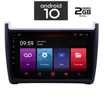IQ-AN X4983_GPS (9inc). OEM  VW  POLO mod. 2014-2017   ANDROID 10