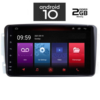 IQ-AN X4641_GPS (9inc). OEM  MERCEDES CLK  (W209) mod. 1999-2004