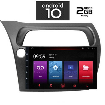 IQ-AN X4674_GPS (9inc). OEM  HONDA CIVIC 3D-5D mod. 2006-2012