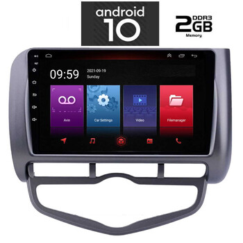 IQ-AN X4770_GPS CLIMA (9inc). OEM  HONDA JAZZ with CLIMA mod. 2002-2008