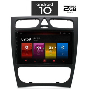 IQ-AN X4841_GPS (9inc). OEM  MERCEDES C  (W203) mod. 1999-2004