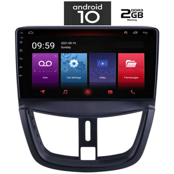IQ-AN X4881_GPS (9inc). OEM  PEUGEOT 207 mod. 2007>