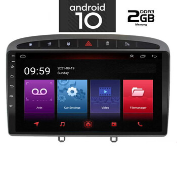 IQ-AN X4883_GPS (9inc). OEM  PEUGEOT 308 mod. 2007-2012