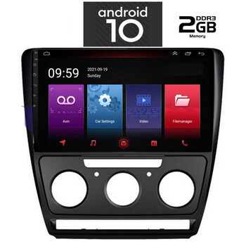 IQ-AN X4915_GPS (10inc). OEM  SKODA OCTAVIA 5  mod. 2005-2012