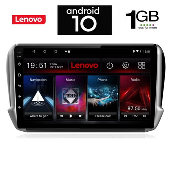 IQ-AN X5882_GPS (10inc). PEUGEOT 208-2008 mod. 2012-2019