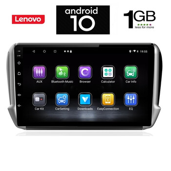 IQ-AN X5882_GPS (10inc). PEUGEOT 208-2008 mod. 2012-2019