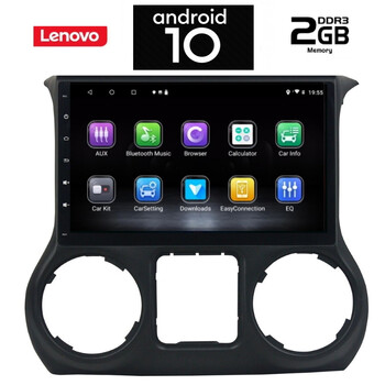 IQ-AN X6814_GPS (10inc). JEEP WRANGLER  mod. 2007-2017