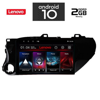 IQ-AN X6966_GPS (10inc). OEM  TOYOTA HILUX mod. 2017>