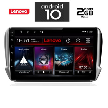 IQ-AN X6882_GPS (10inc). PEUGEOT 208-2008 mod. 2012-2019
