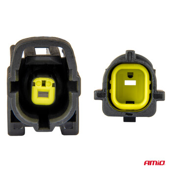 04345/AM ΦΙΣΑ ΣΥΝΔΕΣΗΣ ΜΕ ΥΠΟΔΟΧΗ 1 PIN Φ2,2mm ΑΔΙΑΒΡΟΧΗ AMIO - 1 τεμ.