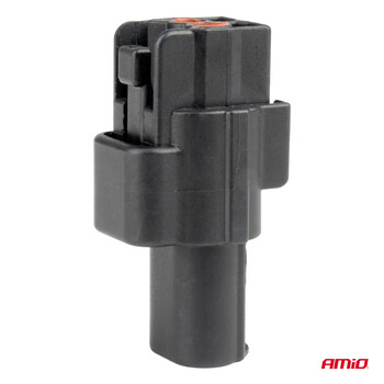 04346/AM ΦΙΣΑ ΣΥΝΔΕΣΗΣ ΜΕ ΥΠΟΔΟΧΗ 2 PIN Φ2,2mm ΑΔΙΑΒΡΟΧΗ AMIO - 1 τεμ.