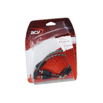Acv rca Tyro y-Cable 2male - 1female 30cm d-30.4970-102