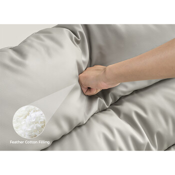 Κουνιστή Πολυθρόνα Liam με Πουφ - Eureka Ergonomic® ERK-LS02-GY