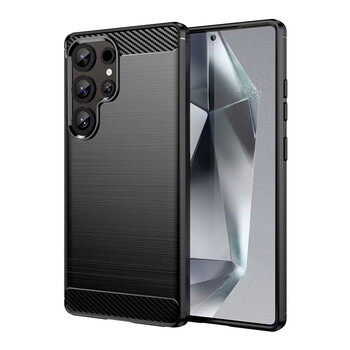 POWERTECH Θήκη Carbon MOB-2010 για Samsung S25 Ultra, μαύρη