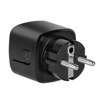 KM2202-B . Μονόπριζο WiFi Kruger&Matz Connect P4 μαύρo Tuya