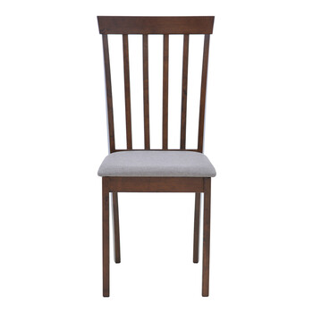 Καρέκλα Houston pakoworld σε καρυδί απόχρωση 40x49x94εκ