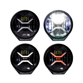 WLBC177/MT ΠΡΟΒΟΛΕΑΣ ΣΤΡΟΓΓΥΛΟΣ DRIVING LIGHT BLACK SERIES LED 12-48V 80W 5.700K 11.000lm 220mm mTECH -  1 ΤΕΜ.