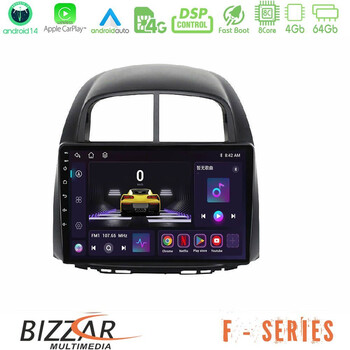 Bizzar f Series 8core Android14 4+64gb  Daihatsu Sirion/subaru Justy Navigation Multimedia Tablet 10" με Carplay & Android Auto u-f-Dh0527