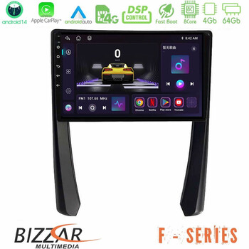 Bizzar f Series 8core Android14 4+64gb  Porsche 911/cayman/boxster Navigation Multimedia Tablet 9" με Carplay & Android Auto u-f-Pc2268