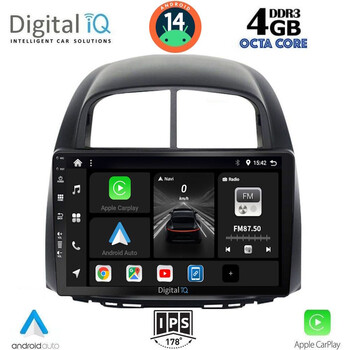 DIGITAL IQ BXD 8124_CPAA (10inc) MULTIMEDIA TABLET for DAIHATSU SIRION mod. 2006-2012