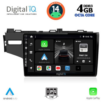DIGITAL IQ BXD 8212_CPAA (10inc) MULTIMEDIA TABLET for HONDA JAZZ mod. 2013-2019