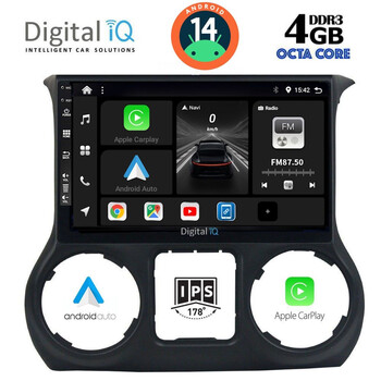 DIGITAL IQ BXD 8295_CPAA (10inc) MULTIMEDIA TABLET for JEEP WRANGLER  mod. 2011-2014