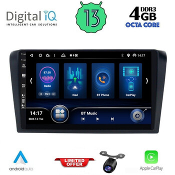 DIQ BXD 8365_CPA (9inc) MULTIMEDIA TABLET for MAZDA 3 mod. 2003-2008