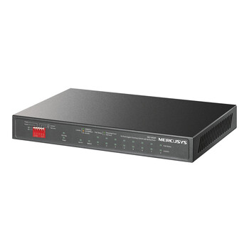 MERCUSYS Desktop Switch MS110GMP, 8x 10/100/1000Mbps PoE+, 2x Gigabit, Ver. 1.0