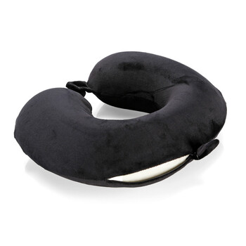 L5416.4 ΜΑΞΙΛΑΡΙ ΤΑΞΙΔΙΟΥ ΑΥΧΕΝΑ MEMORY FOAM ΜΑΥΡΟ MEMORY-WRAP LAMPA - 1 ΤΕΜ.