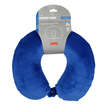 L5416.6 ΜΑΞΙΛΑΡΙ ΤΑΞΙΔΙΟΥ ΑΥΧΕΝΑ MEMORY FOAM ΜΠΛΕ MEMORY-WRAP LAMPA - 1 ΤΕΜ.